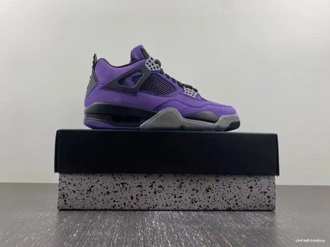 Suede 4 Jordan x Air Travis Purple Scott 0508